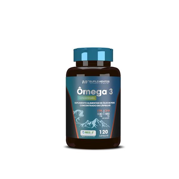 Imagem de Omega 3 concentrado 120 caps hf suplementos