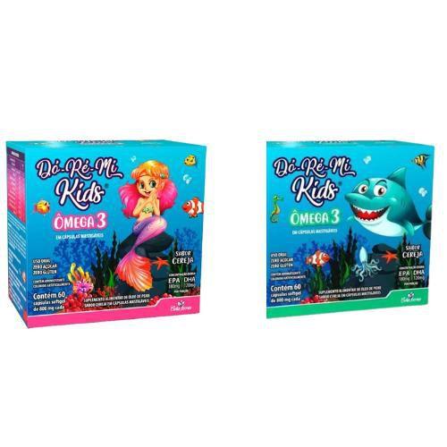 Imagem de Omega 3 Doremi Kids Sereia + Tubarão 450Mg - Bella Forma