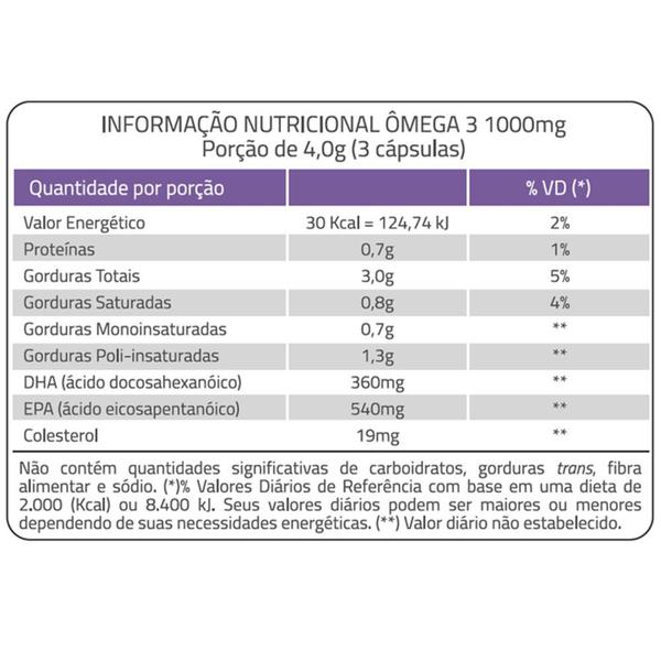 Imagem de Ômega 3 EPA 540mg DHA 360mg Catarinense 120 cápsulas