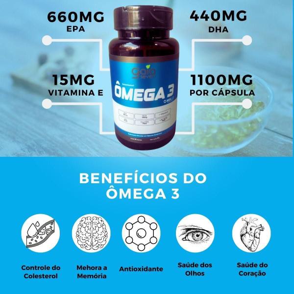 Imagem de Ômega 3 Epa660 Dha440 Gaia Seven - 60 Cápsulas