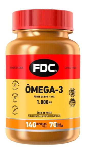 Imagem de Omega 3 Fish Oil 1000 Mg Fdc 140 Cápsulas Importado