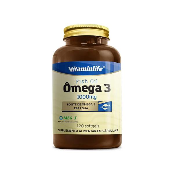 Imagem de Ômega 3 Fish Oil 1000mg 120 Cápsulas Vitaminlife