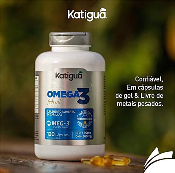 Imagem de Omega 3 Fish Oil Meg - 3 Epa 540mg Dha 360mg 120 Cápsulas.