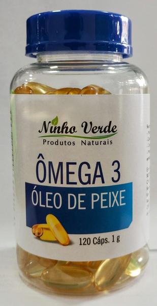 Imagem de Omega 3 óleo de peixe 120 caps de 1g - epa 0,36 dha 0,24 ninho verde