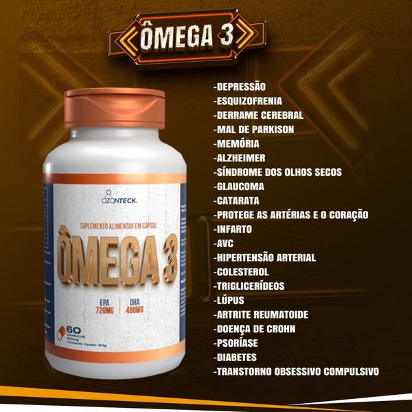 Imagem de Ômega 3 Ozonizado Dha 480mg + Epa 720mg 60 cap