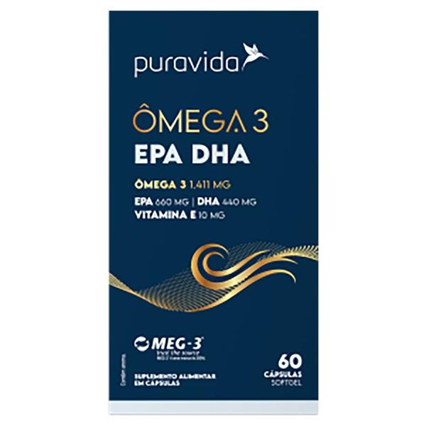 Imagem de Ômega 3 Puravida Epa Dha com 60 Cápsulas