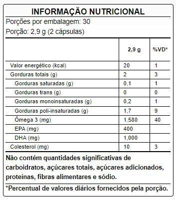 Imagem de Omega 3 Super DHA 60 Capsulas - Pura vida