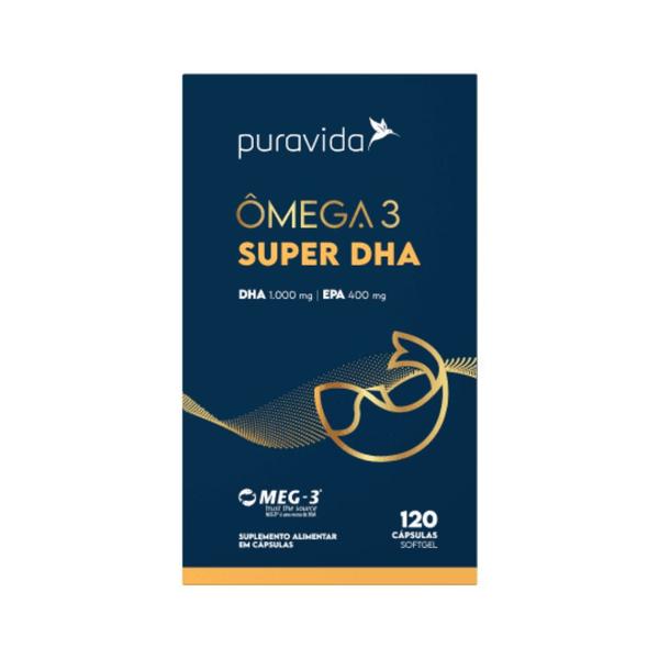 Imagem de Ômega-3 Super DHA Puravida 120 Caps