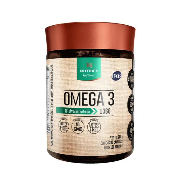 Imagem de Ômega 3 Tg - 1360mg - 520mg Dha - 840mg Epa Nutrify 200 Caps