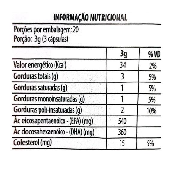 Imagem de Ômega 3 TG + EPA + DHA  60 Softcaps Flora Nativa