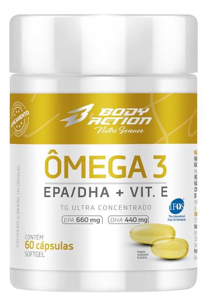 Imagem de Ômega 3 Tg Ultra Concentrado Vitamina E - 60 Caps Bodyaction