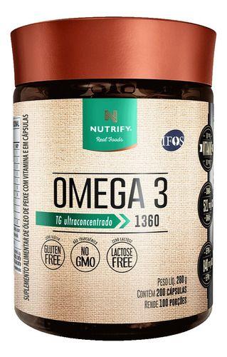 Imagem de Omega 3 Tg Untraconcentrado 1360mg Selo Ifos Nutrify 200 Cap