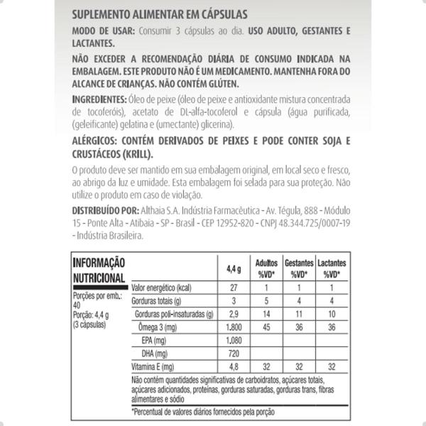 Imagem de Ômega 3 Ultra 1000mg com Vitamina E 60 cápsulas Equaliv