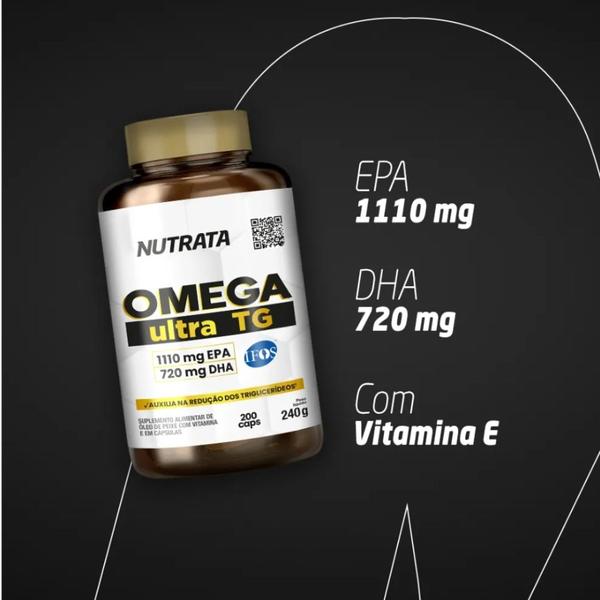 Imagem de Ômega 3 Ultra TG 1830mg 200 Cápsulas - Nutrata