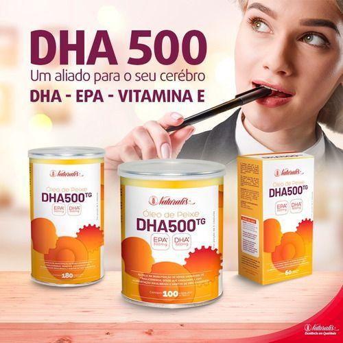 Imagem de Omega DHA 500  1000mg. 60 Cápsulas 100% TG - Naturalis