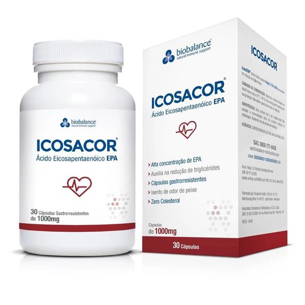 Imagem de Ômega Icosacor - Biobalance - 30 Cápsulas De 1000mg