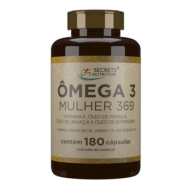 Imagem de Omega Mulher 3 6 9 Óleo Linhaça Borragem Primula 180 capsulas softgels - Secrets Nutrition