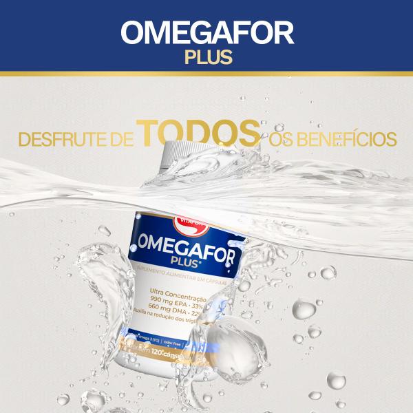 Imagem de Omegafor plus 120 1000mg - vitafor