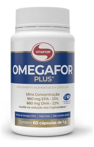 Imagem de Omegafor Plus 60 Capsulas Vitafor Original Odor Free