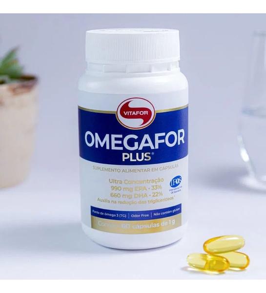 Imagem de Ômegafor Plus Omega 3 Odor Free C/ 120 Capsulas Vitafor