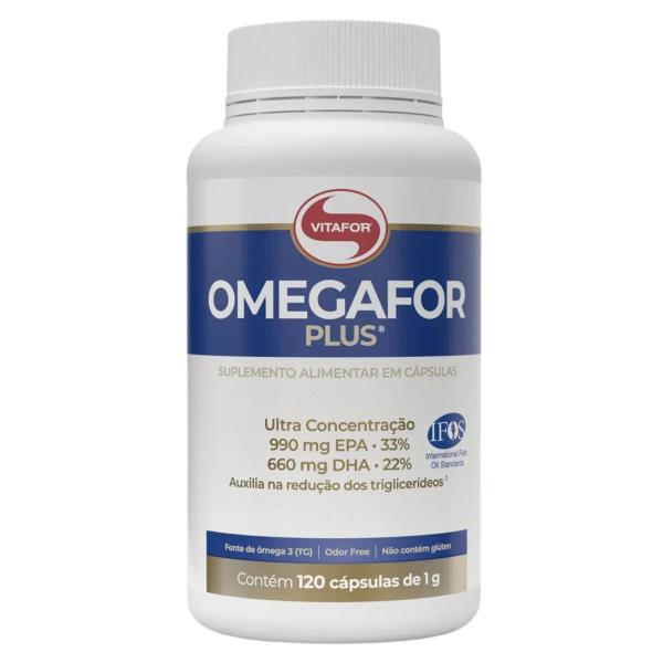 Omegafor Plus Pote 120 Cápsulas Vitafor Omegafor Plus Pote 120 Cápsulas Vitafor
