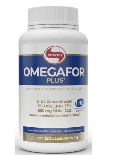 Imagem de Omegafor Plus Vitafor 120 Cápsulas Ômega 3 Dha 660mg Epa 990mg