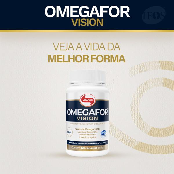 Omegafor Vision 60 Cápsulas - Ômega 3 Vitafor Imagem de Omegafor Vision 60 Cápsulas - Ômega 3 Vitafor