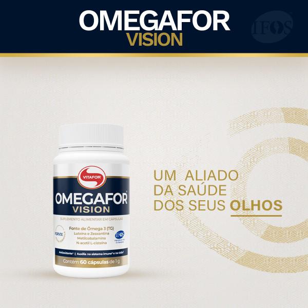 Omegafor Vision 60 Cápsulas - Ômega 3 Vitafor Imagem de Omegafor Vision 60 Cápsulas - Ômega 3 Vitafor