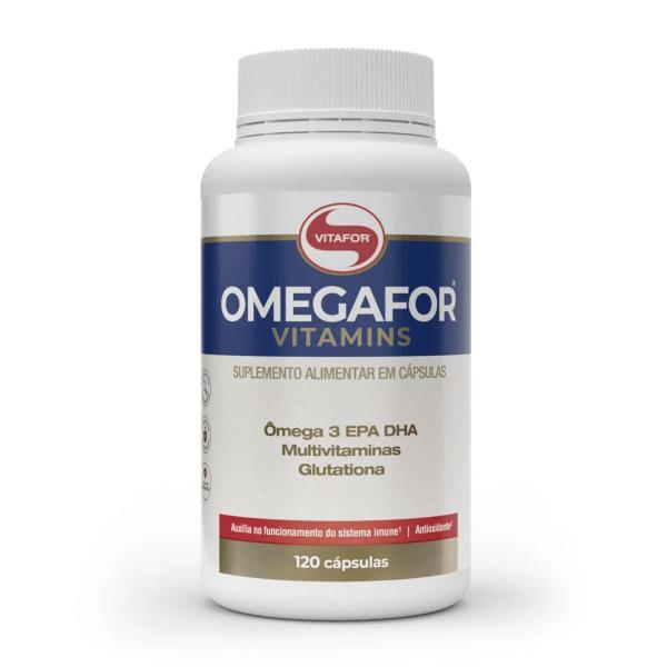 Imagem de Omegafor Vitamins  Glutationa Vitaminas 120 Caps Vitafor