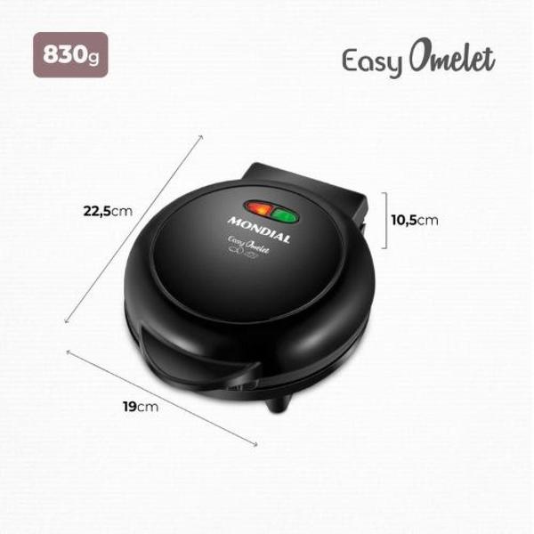 Imagem de Omeleteira Elétrica Mondial Easy Omelet OM-02 750W Preto