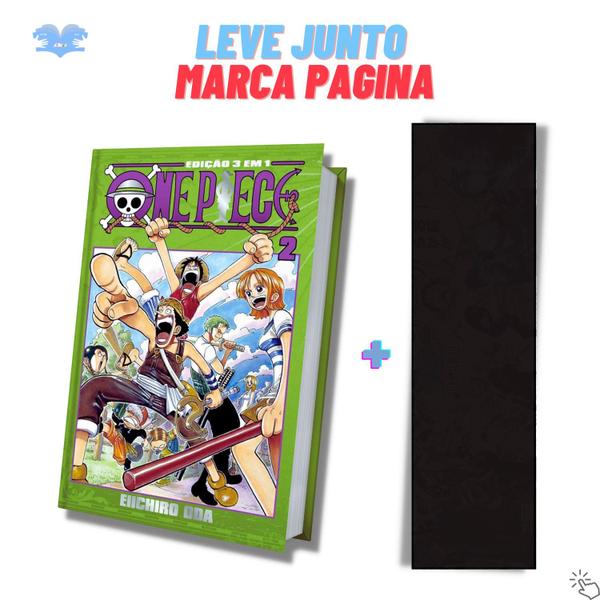 One Piece 3 Em 1 Mangá Vol. 2 Nova Coleção em Português - Mangá