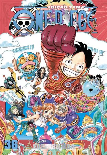 One Piece 3 Em 1 Vol. 35 - Revista HQ - Magazine Minerapromo