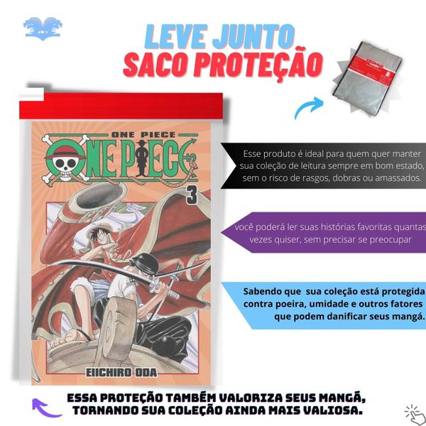 Imagem de One Piece Mangá KIT Vol. 1 Ao 4 - Nova Encadernação Clássica, Capa Mole em português