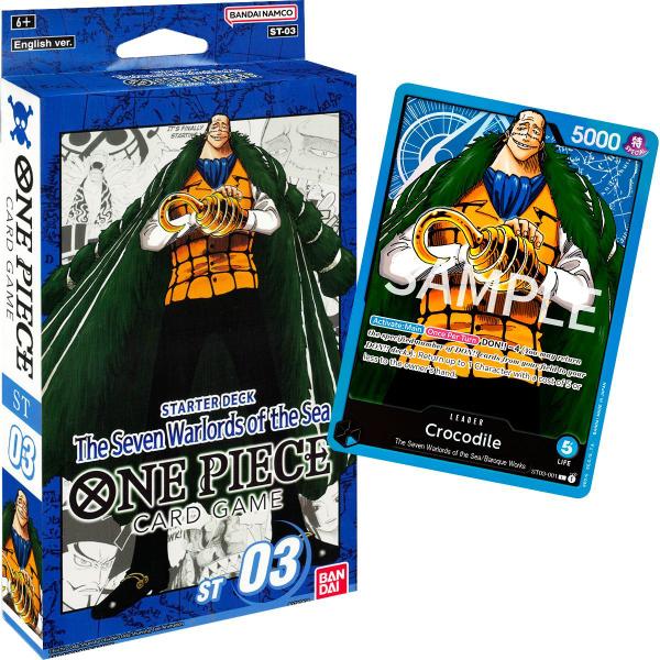 Imagem de One Piece Starter Deck ST 03 Seven Warlords Of The Sea Crocodile Inglês