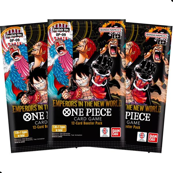One Piece TCG Box 24 Booster OP09 Emperors In The New World Cartas