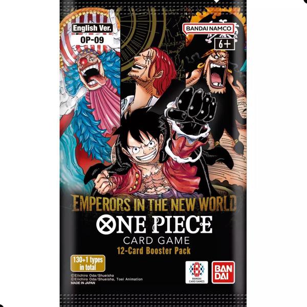 One Piece TCG Box 24 Booster OP09 Emperors In The New World Cartas