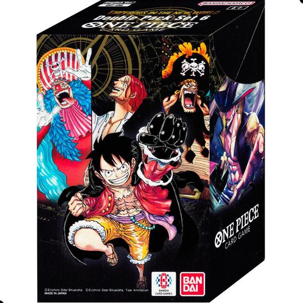 Imagem de One Piece TCG Double Pack Set 6 Emperors New World Booster Card Game Inglês