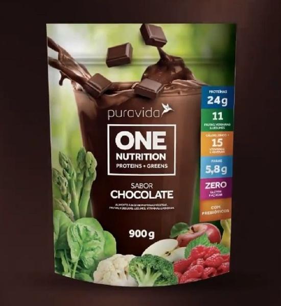 Imagem de One Vegan Nutrition Protein + Nutrientes Sabor Chocolate de 900g-Pura Vida