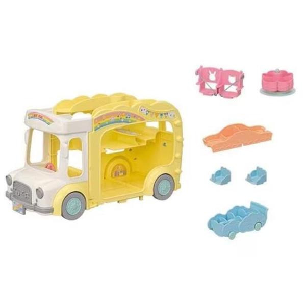 Onibus Arco-Iris Jardim Da Infancia - Sylvanian Families Imagem de Onibus Arco-Iris Jardim Da Infancia - Sylvanian Families