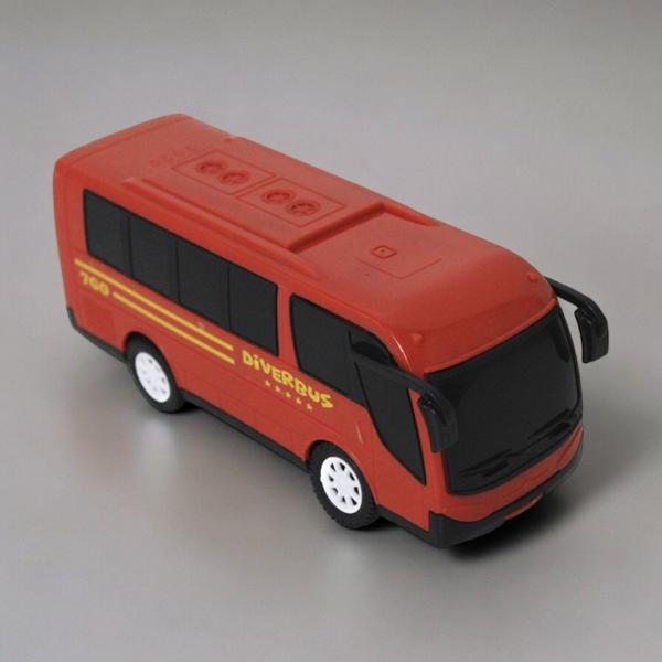 Imagem de Onibus Brinquedo De Plástico Diverbus 21Cms - Vermelho