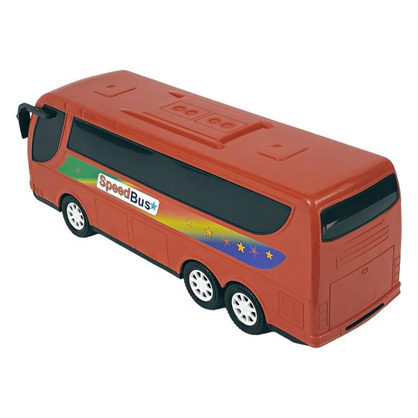 Imagem de Onibus Brinquedo De Plástico SpeedBus 32Cms - Vermelho