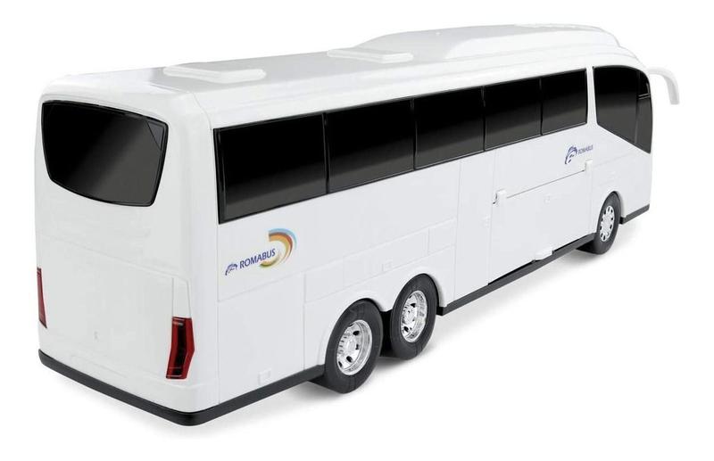 Imagem de Ônibus De Brinquedo Bus Executive Branco 48 cm Roma Jensen