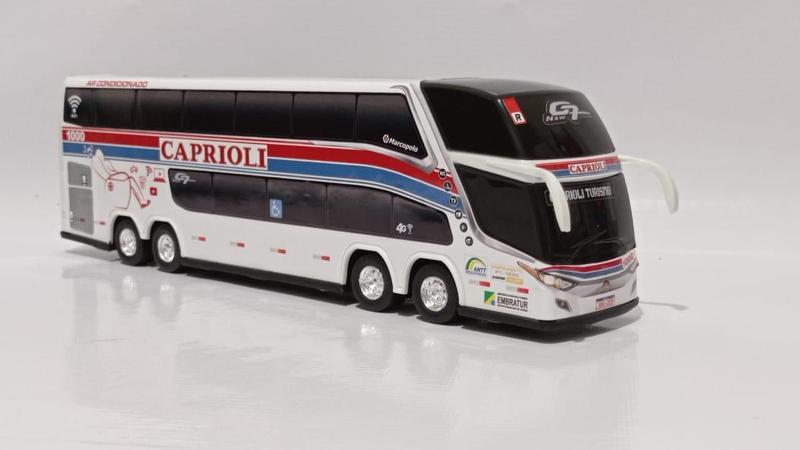 Imagem de Ônibus Em Miniatura Viação Caprioli 2 Andares