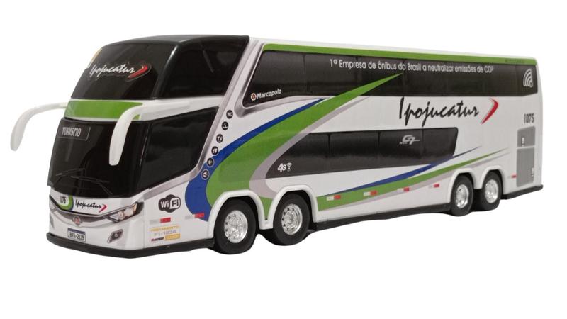 Imagem de Ônibus Em Miniatura Viação Ipojucatur 1800 Dd G7