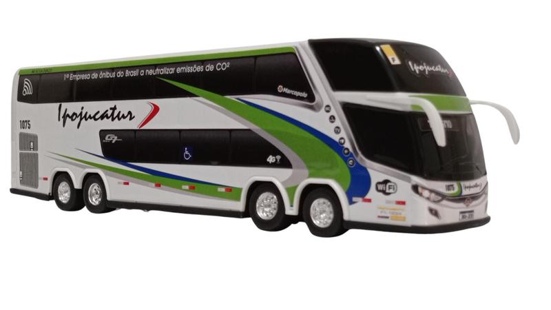 Imagem de Ônibus Em Miniatura Viação Ipojucatur 1800 Dd G7