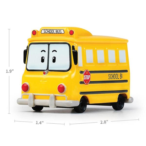 Imagem de Ônibus Escolar Die-Cast Robocar Poli - Veículo Não-Transformador