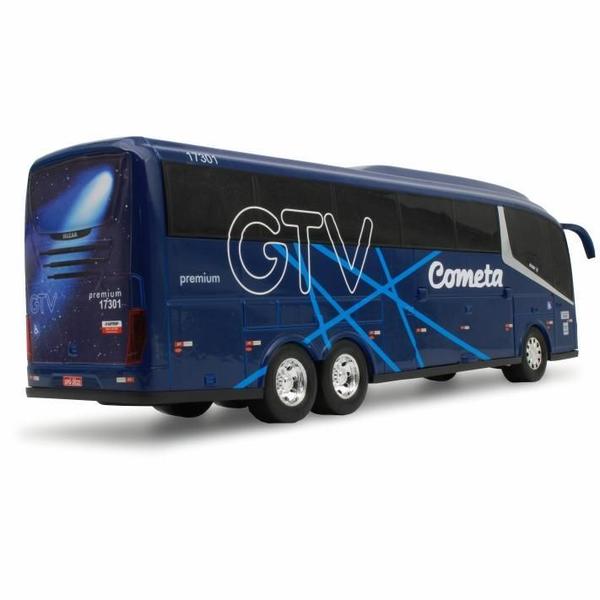 Imagem de Ônibus Miniatura Viação Cometa Gtv 48 Cm