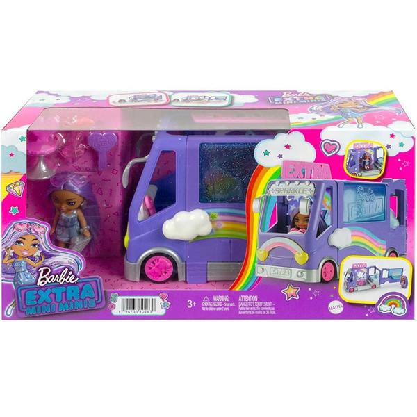 Imagem de Ônibus Turismo Boneca Barbie Extra Mini Minis Mattel