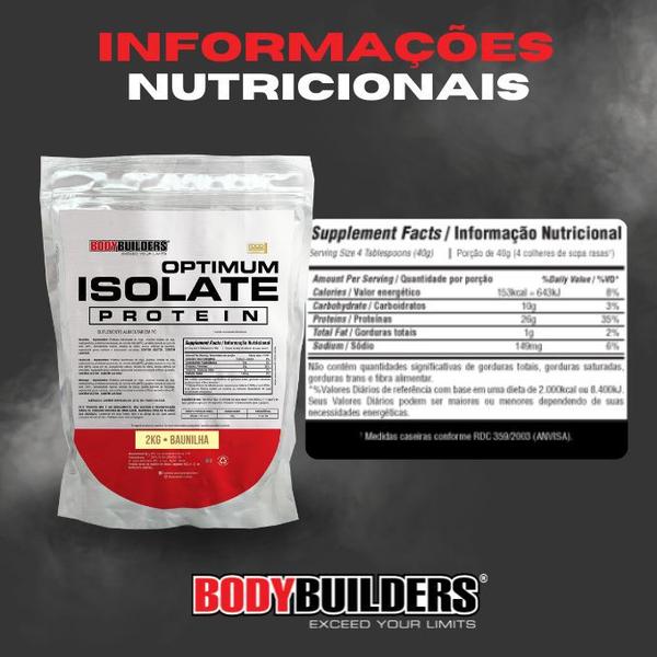 Imagem de Optimum Isolate Whey Protein 2 kg- Recuperação Muscular - Bodybuilders