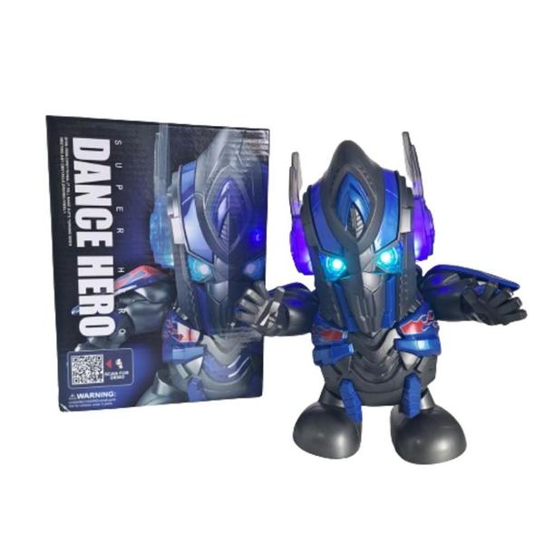 Imagem de Optimus Prime Brinquedo Dança Com Luzes Hipnotizantes